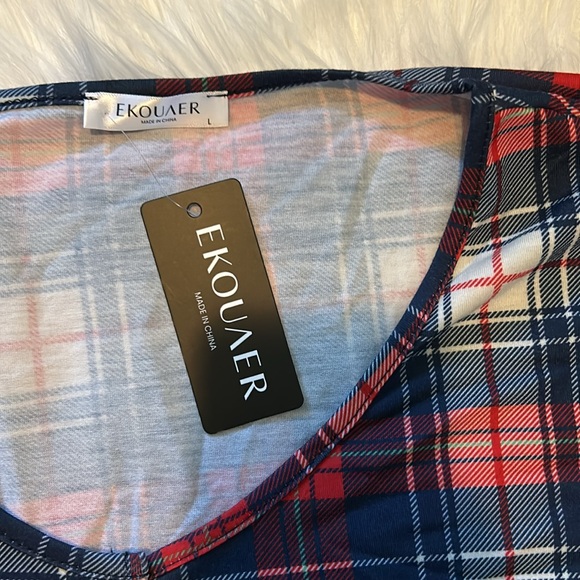 NWT Plaid Nightgown - Picture 2 of 3